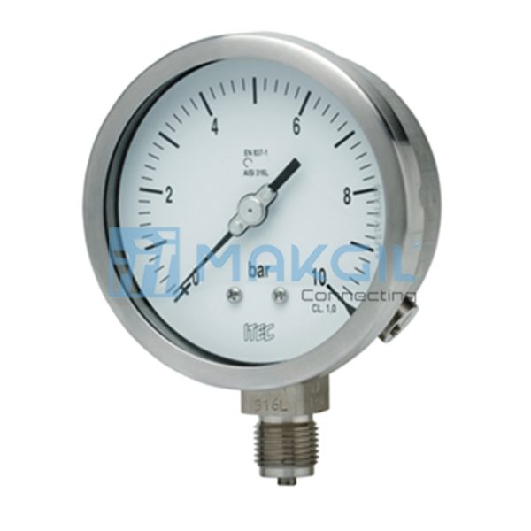 Đồng hồ đo áp suất dạng external zero adjustment hãng ITEC/Italy
