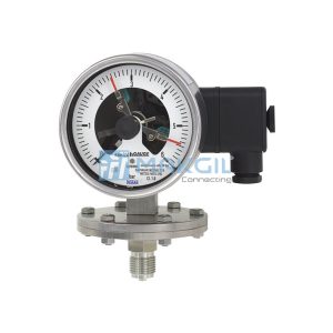 Đồng hồ đo áp suất dạng màng tiếp điểm điện (Diaphragm Pressure Gauge with Switch Contact) hãng WIKA/Germany