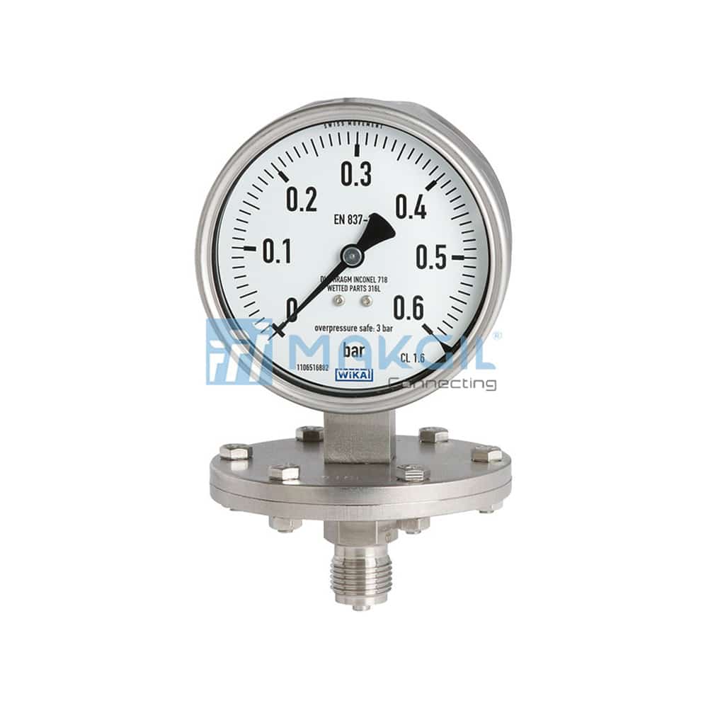 WIKA 432.50 & 433.50_Đồng hồ đo áp suất dạng màng hãng WIKA/Germany