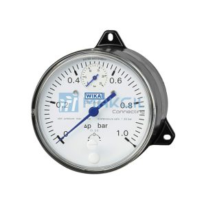 Đồng hồ đo chênh áp tích hợp đồng hồ báo áp suất (Diffenrental Pressure Gauge) hãng WIKA/Germany